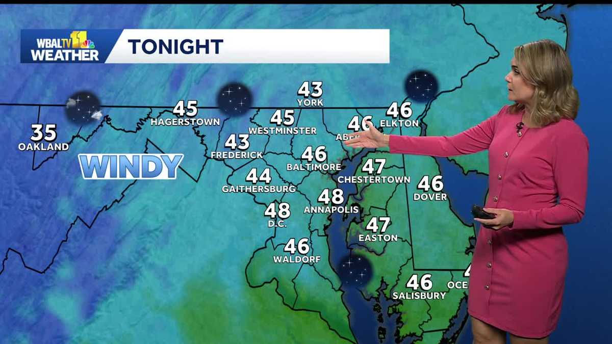 Gusty Winds Tonight in Maryland