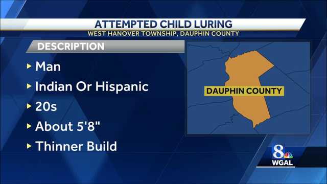 Attempted child luring under investigation in Dauphin County