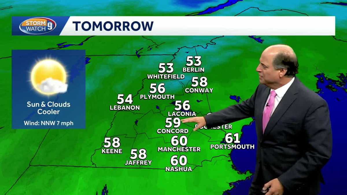 Video: Mild day before more rain moves in