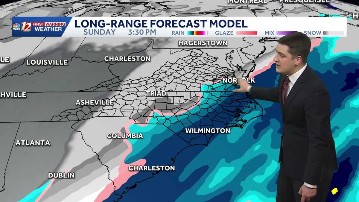 Brisk Friday, watching for possible winter weather in North Carolina this weekend