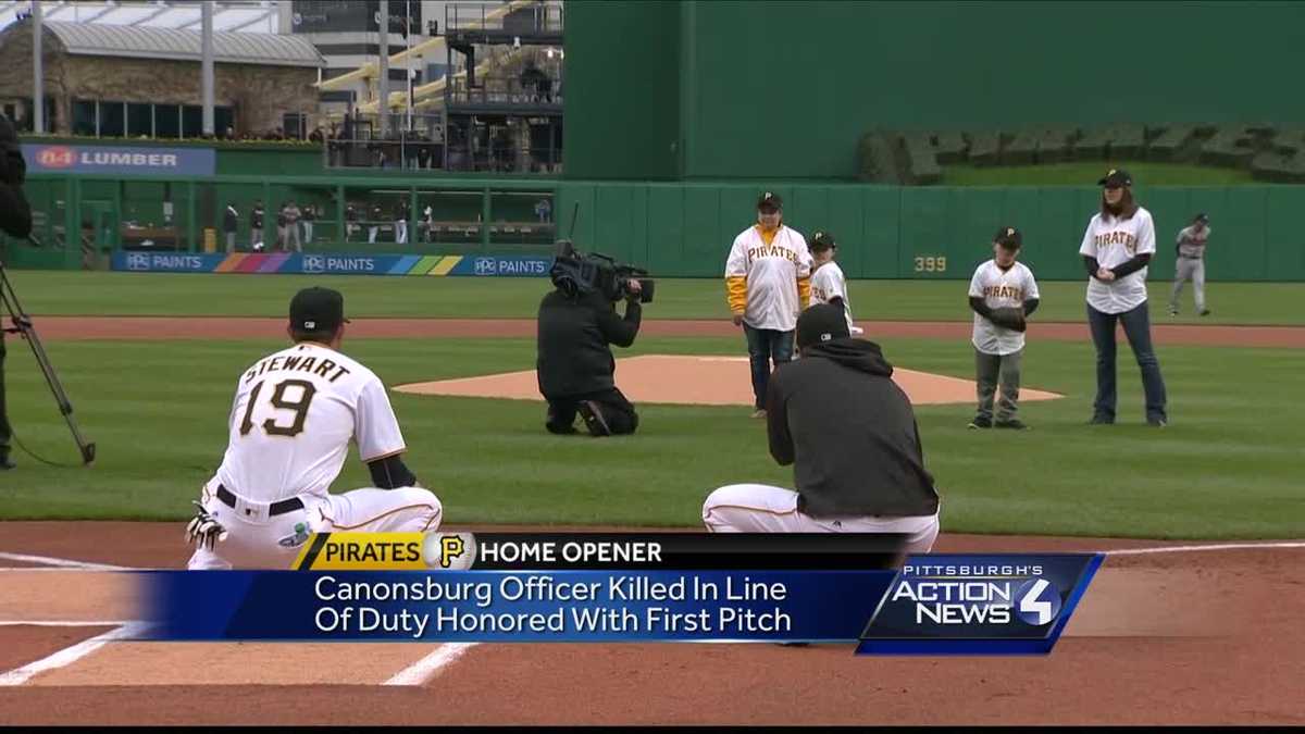 Pittsburgh Pirates home opener, first pitch