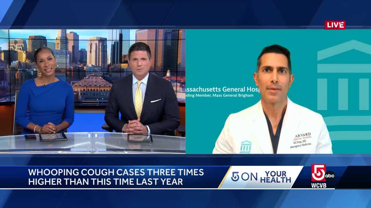 Massachusetts doctor speaks out about surge in whooping cough cases