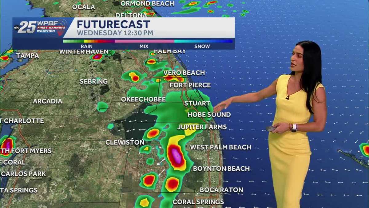 Scattered rain and storms return this Labor Day afternoon