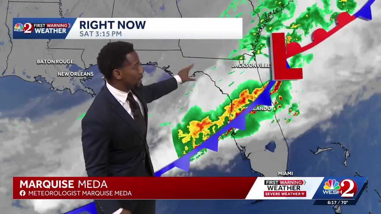 Severe Thunderstorm Threat Dying Down In Central Florida Ahead of Weekend Temperature Dip - May 2nd