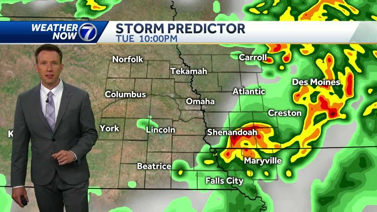 A few showers Tuesday morning, storms possible this afternoon