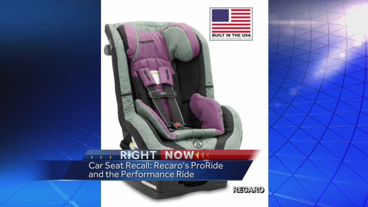 Thousands of Recaro car seats recalled