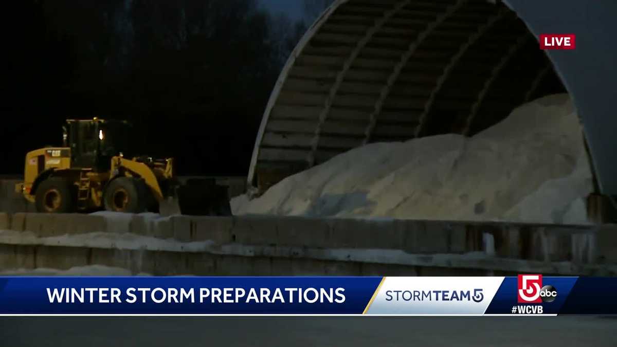 Crews busy pre-treating roads ahead of 2 winter systems