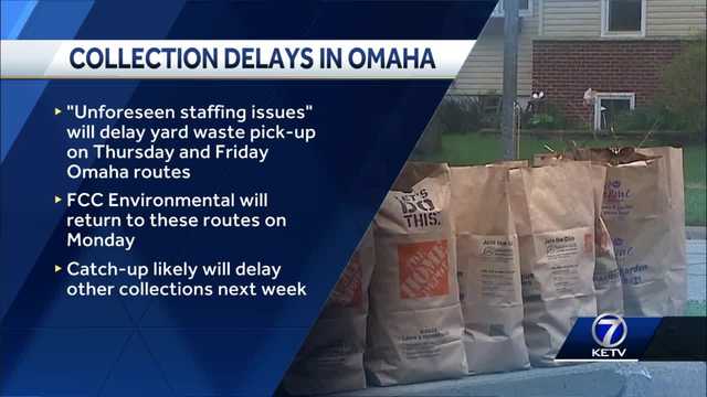Omaha Public Works Department says yard waste collection delayed - Vimarsana News