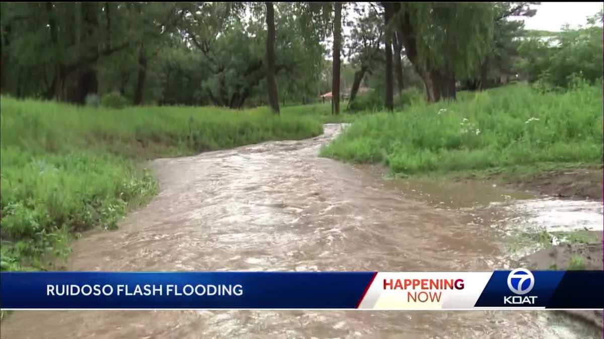 'Last Night Was Our Biggest Fear.' Ruidoso flash flooding sweeps