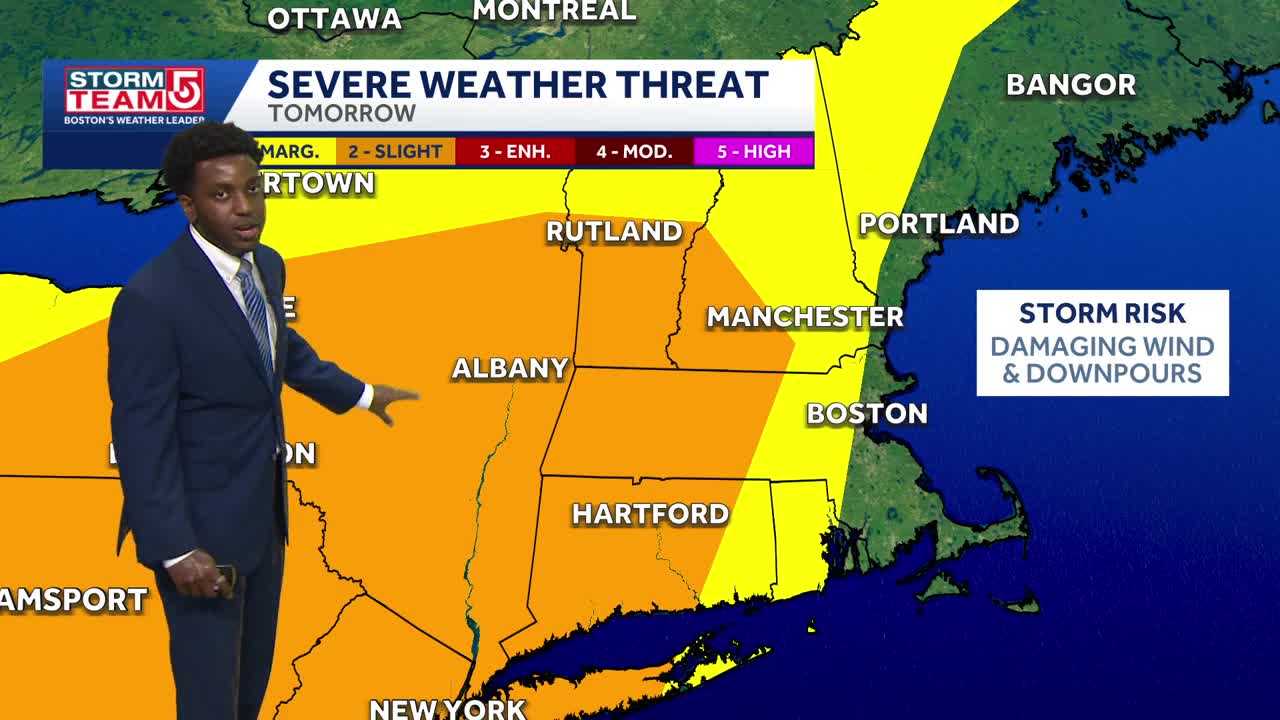 Video: Sunday heat, storms; quieter week follows