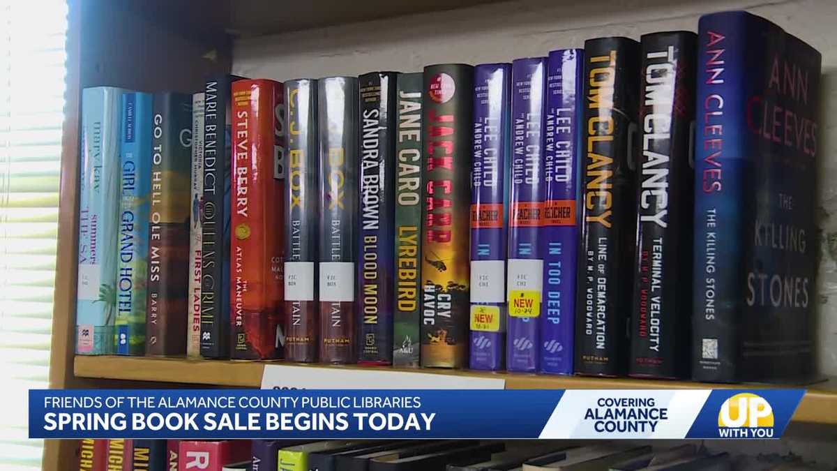 One book, thousands of stories: An Alamance County spring book sale returns to support reading literacy