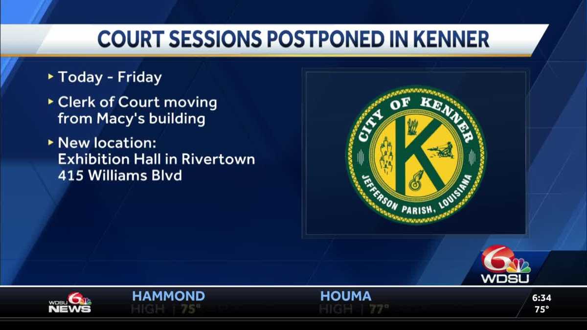 Kenner suspends court