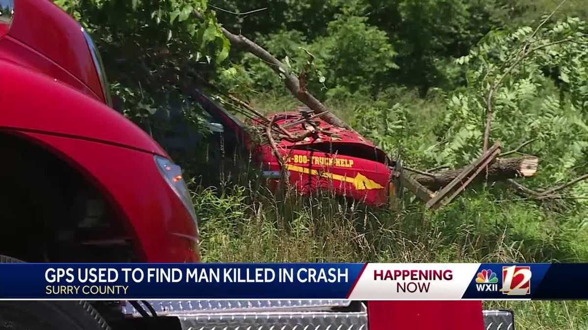 GPS used to find man killed in crash in Surry County
