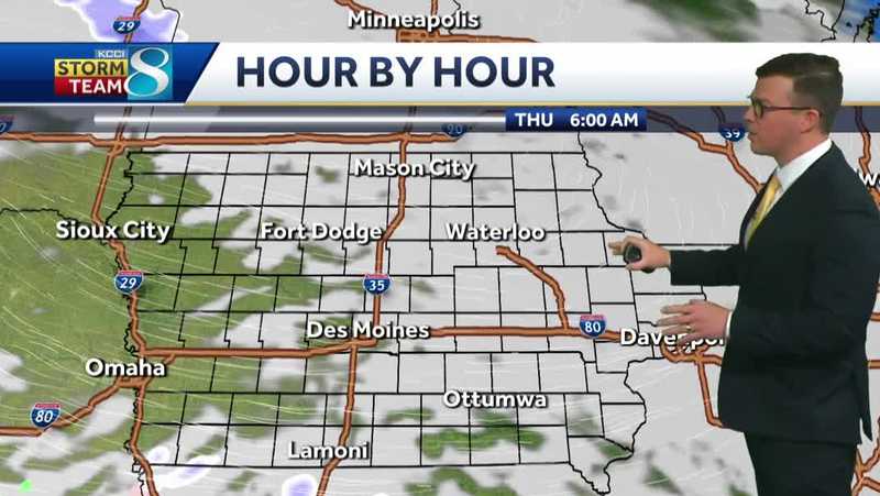 Iowa weather: Warmer today with rain/snow chances coming soon