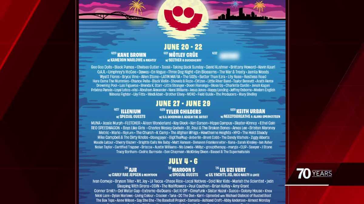 Summerfest announces 2024 concert lineup Summerfest announces 2024 concert lineup