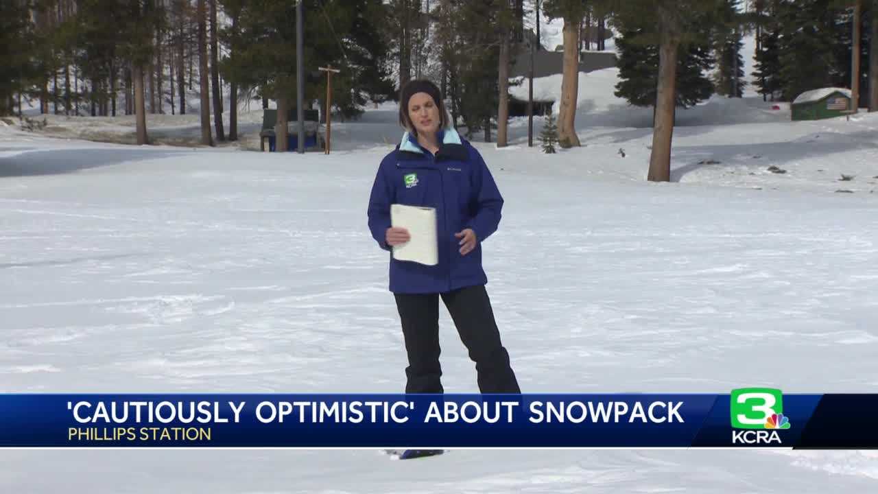 February snow survey reveals January storms doubled California's snowpack