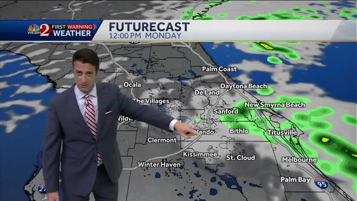 Showers return this week along with milder weather for Christmas!