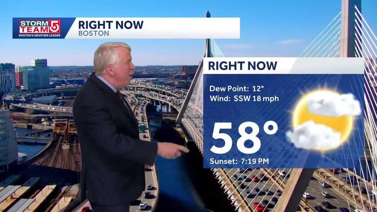 Video: Mostly clear tonight with spot showers on the way