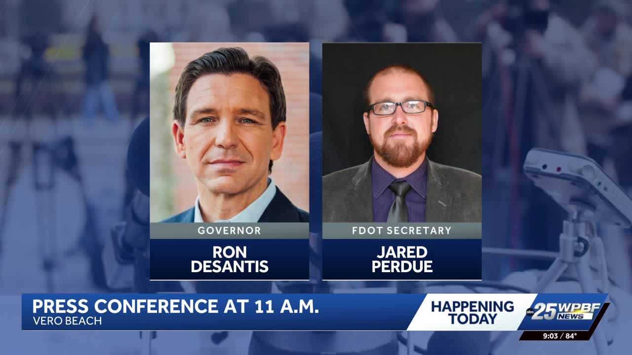 Gov. DeSantis to hold press conference in Vero Beach