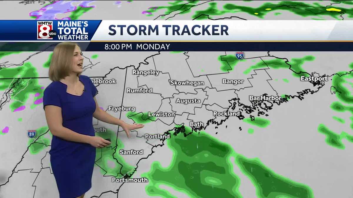Few spotty showers today, cool and cloudy this week