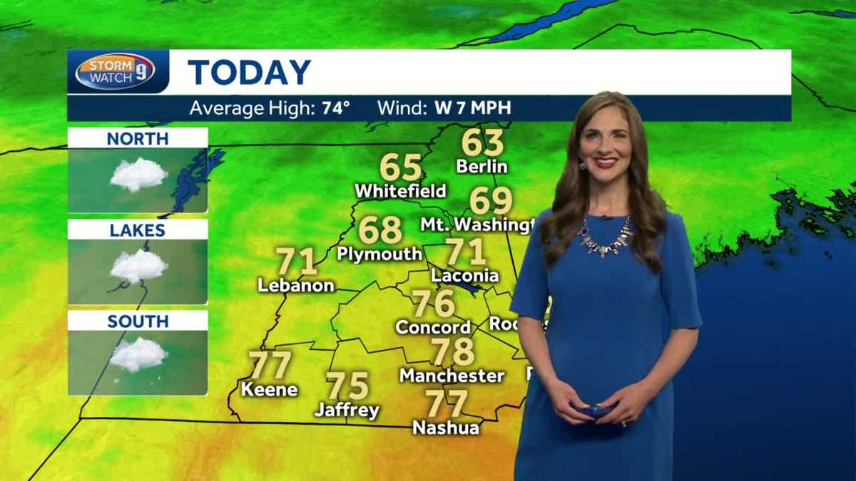 Watch: Warmer afternoon as heat begins to move in