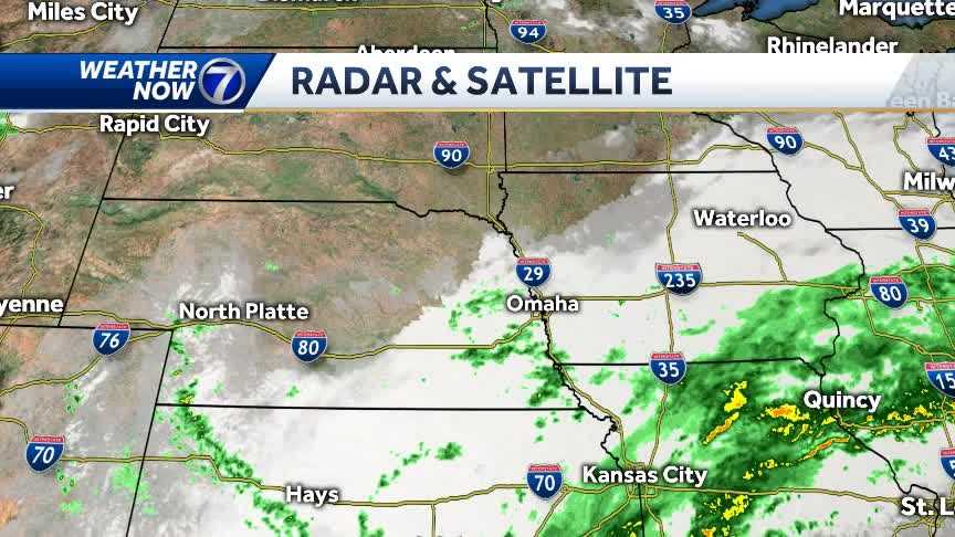 Few spotty showers Friday afternoon, slight rain chance this evening