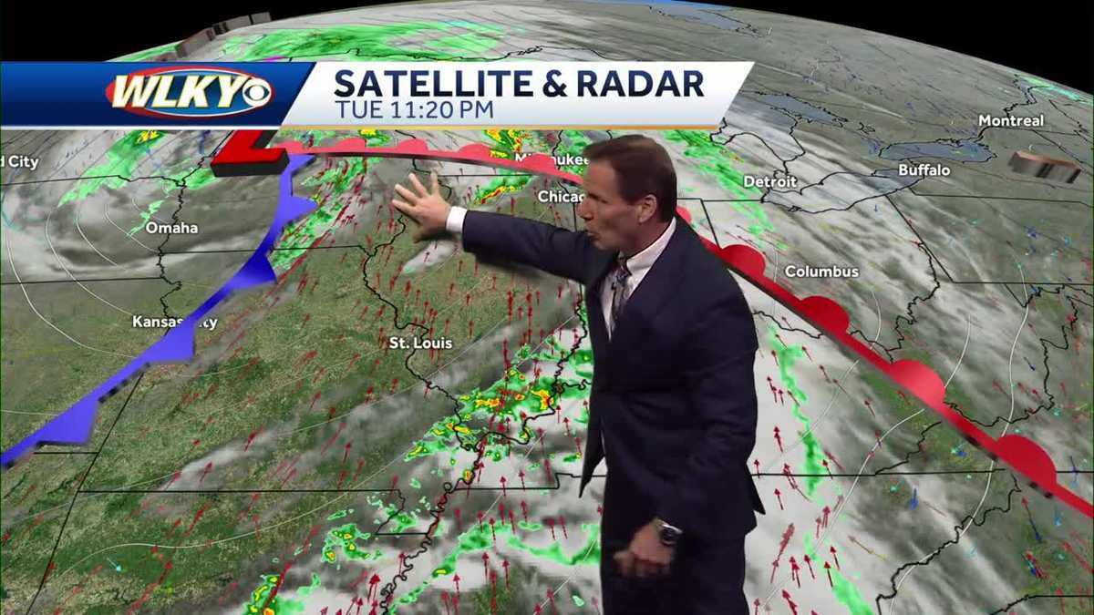 Scattered showers and storms overnight