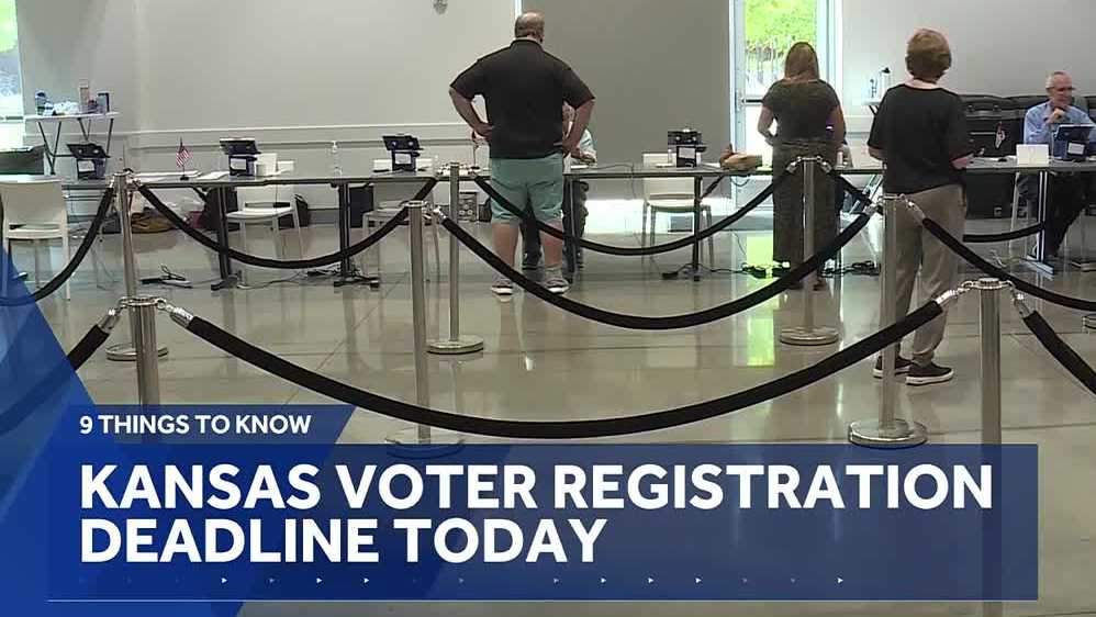 Tuesday's 9 Things To Know: Voter registration deadline in Kansas - KMBC