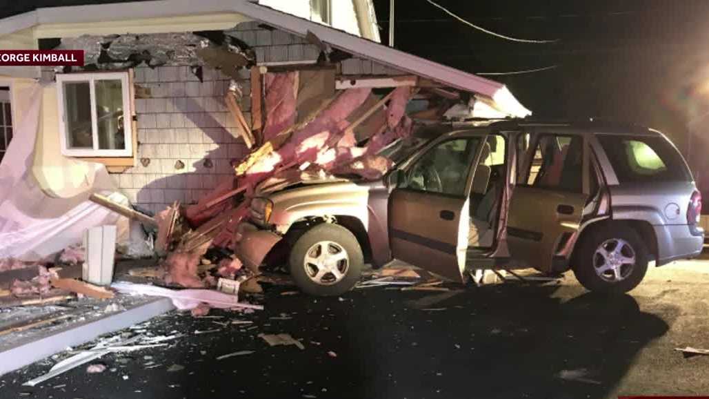 SUV crashes into home on Route 125 in Epping