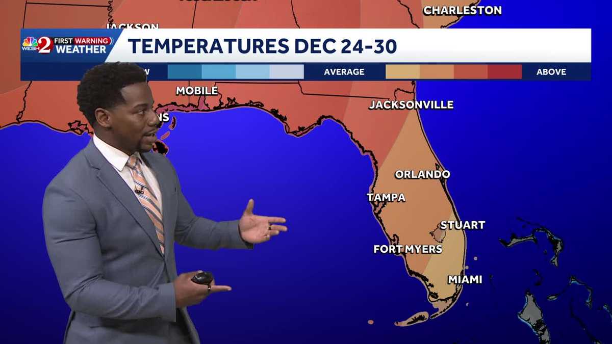 Warming Holiday Forecast | Central Florida is Heating Up Nicely  Before Your Christmas Break