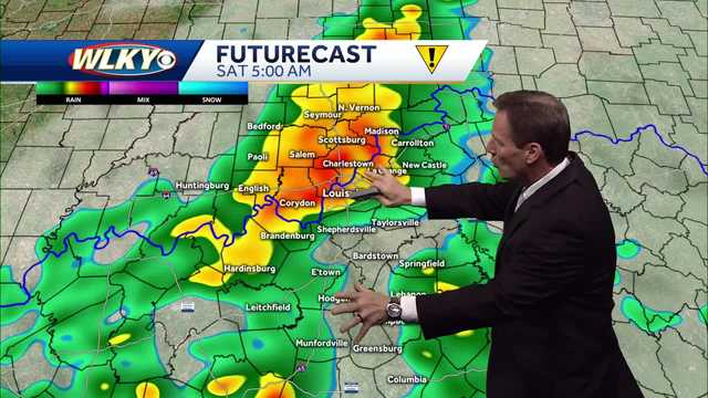 Scattered storms late tonight