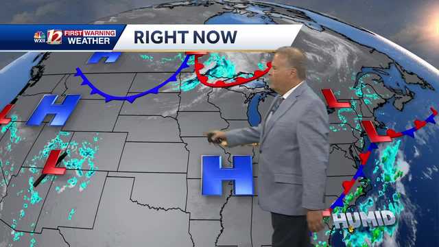 Up & Down Temps & Little Rain Next 7 Days