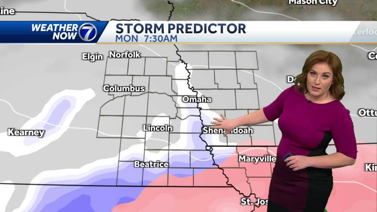 Snow and freezing drizzle arrives this afternoon