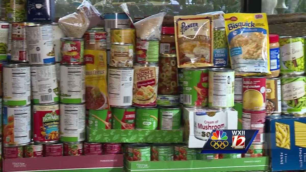 Local businesses challenge each other to collect food for students in need
