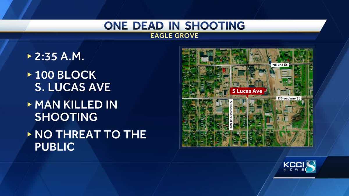 Deadly shooting: Police in Eagle Grove investigating after man shot, killed