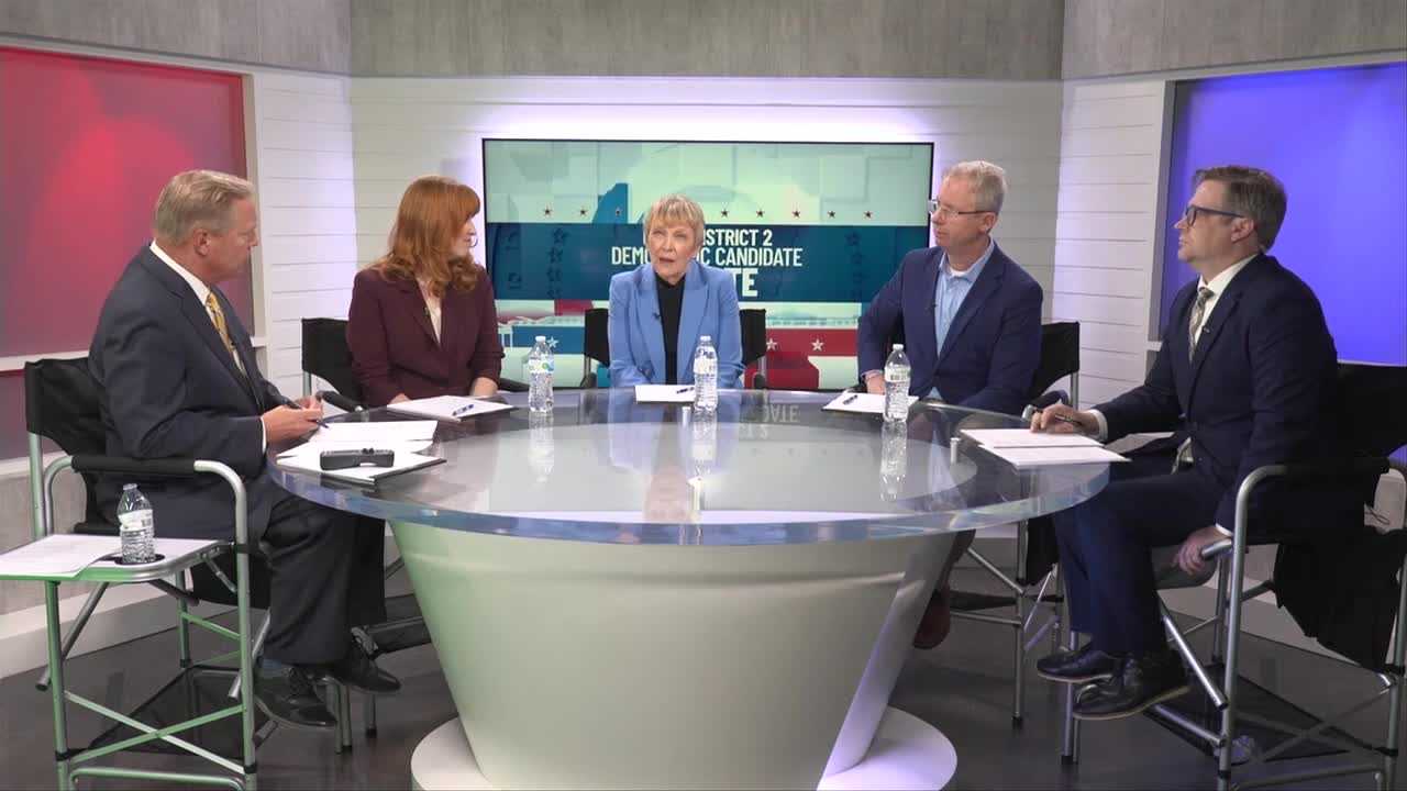 kcci.com - Robin Opsahl, Iowa Capital Dispatch - Iowa 2nd District Democratic candidates debate healthcare, immigration