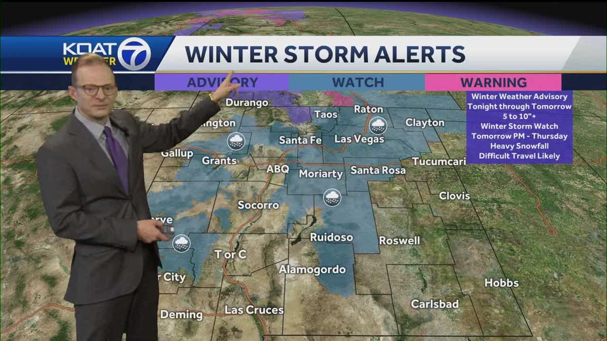 Previewing the next New Mexico winter storm