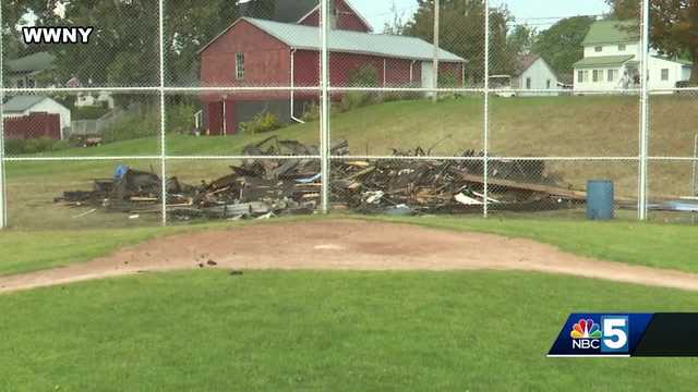 Fire destroys Massena Little League concession stand - Vimarsana News