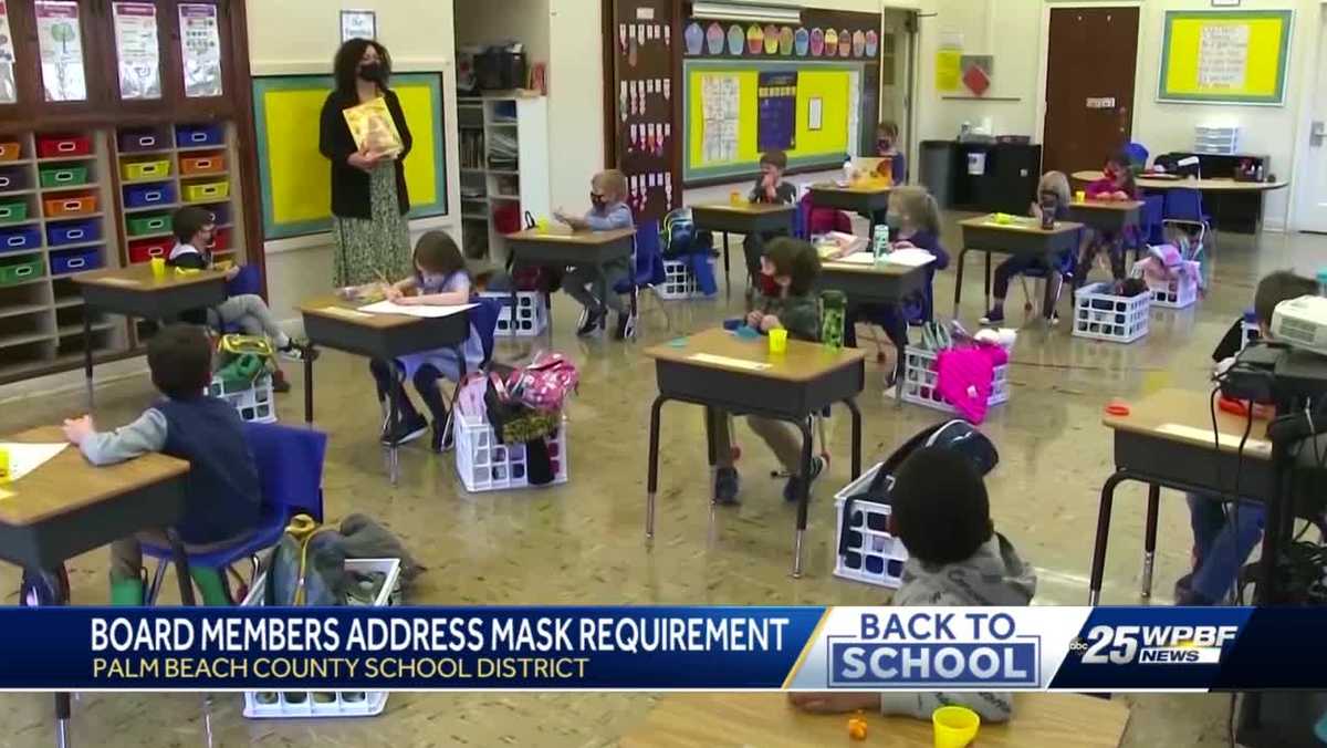 Palm Beach County: School board members respond to mask policy