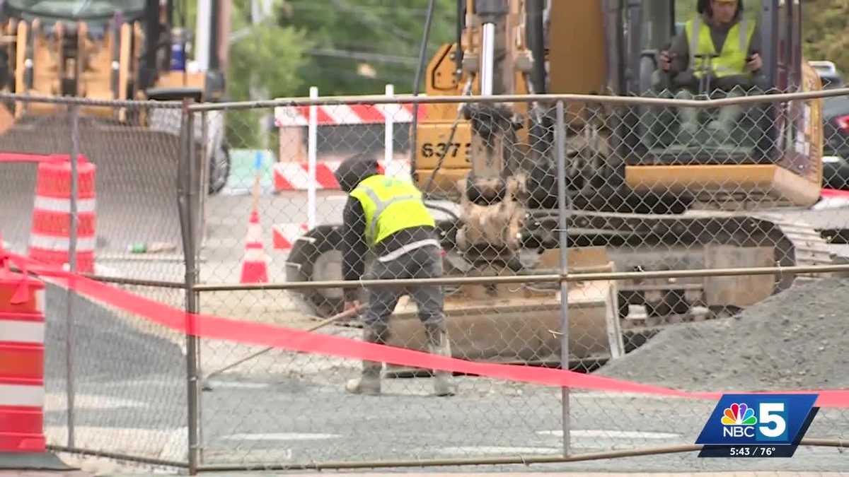 Construction on Main Street clearing as Vermont City Marathon approaches