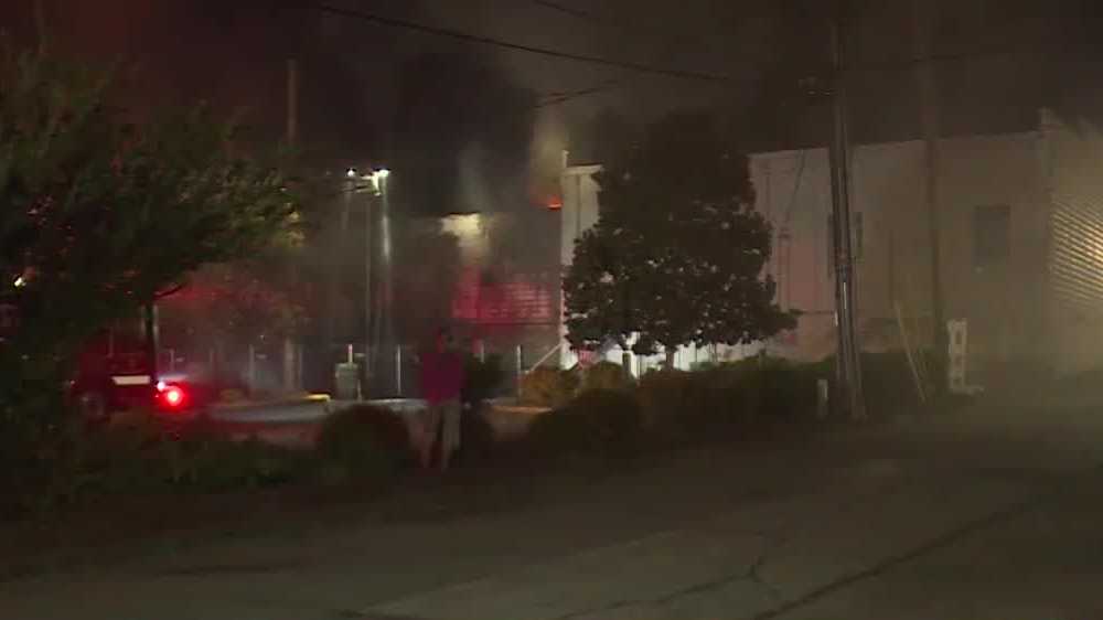 Hotspot reignites in building after massive fire on Tuesday
