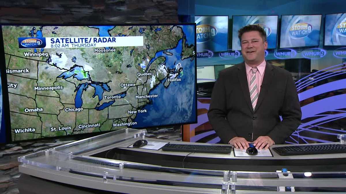 Watch: Northwesterly winds with varying amounts of clouds, sun