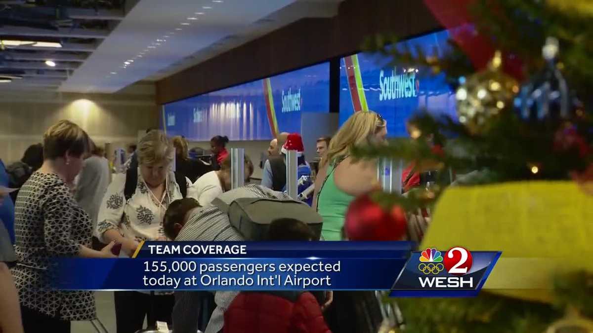 Busiest travel day of holiday season at OIA