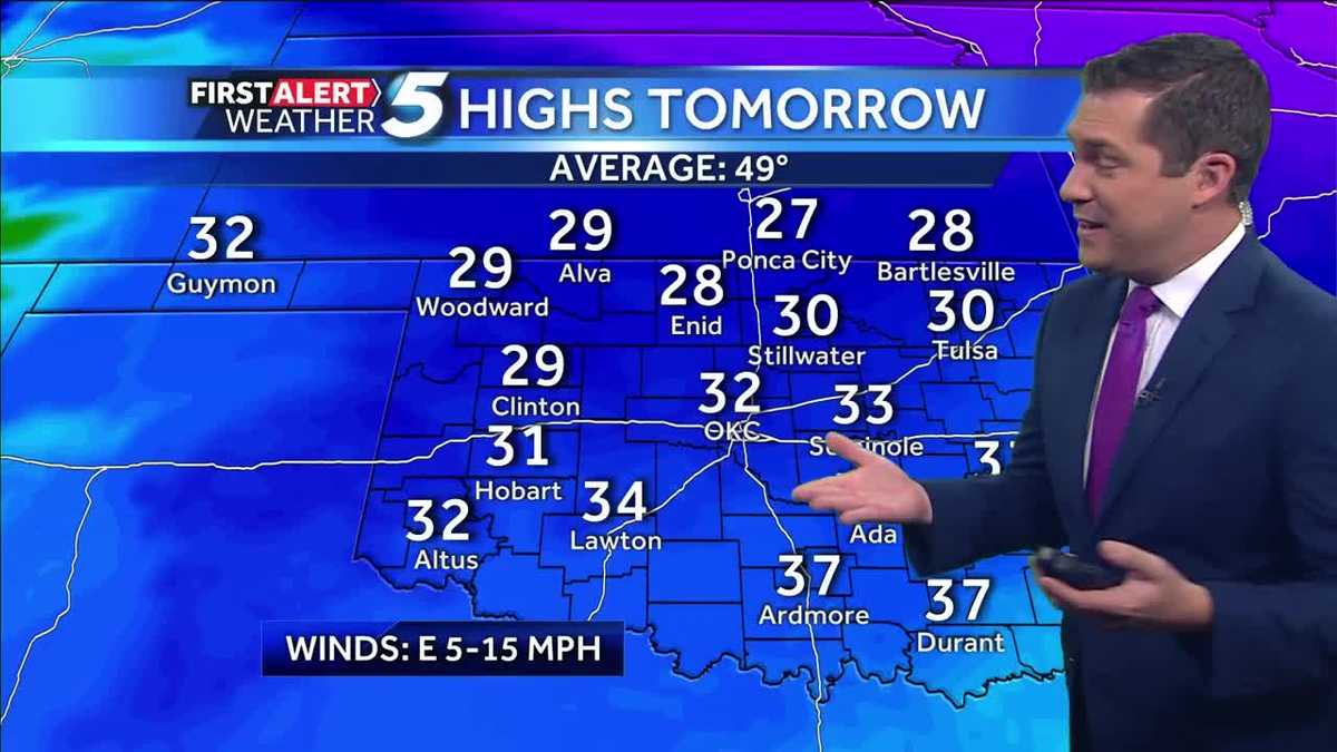 Bitter cold on the way