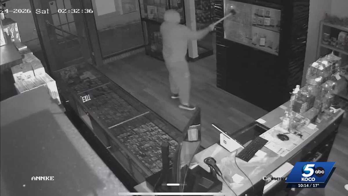 Suspect breaks into Edmond trading card store during winter storm - KOCO