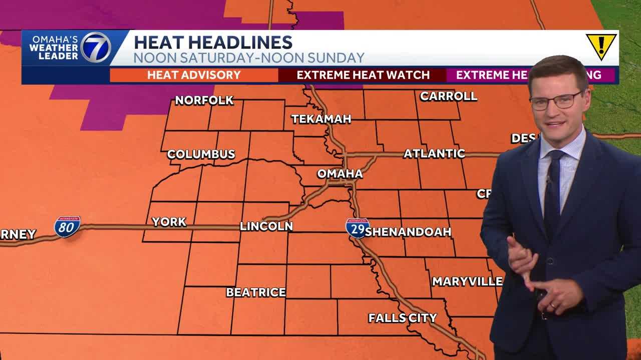 Heat advisory Saturday after foggy start in Omaha area