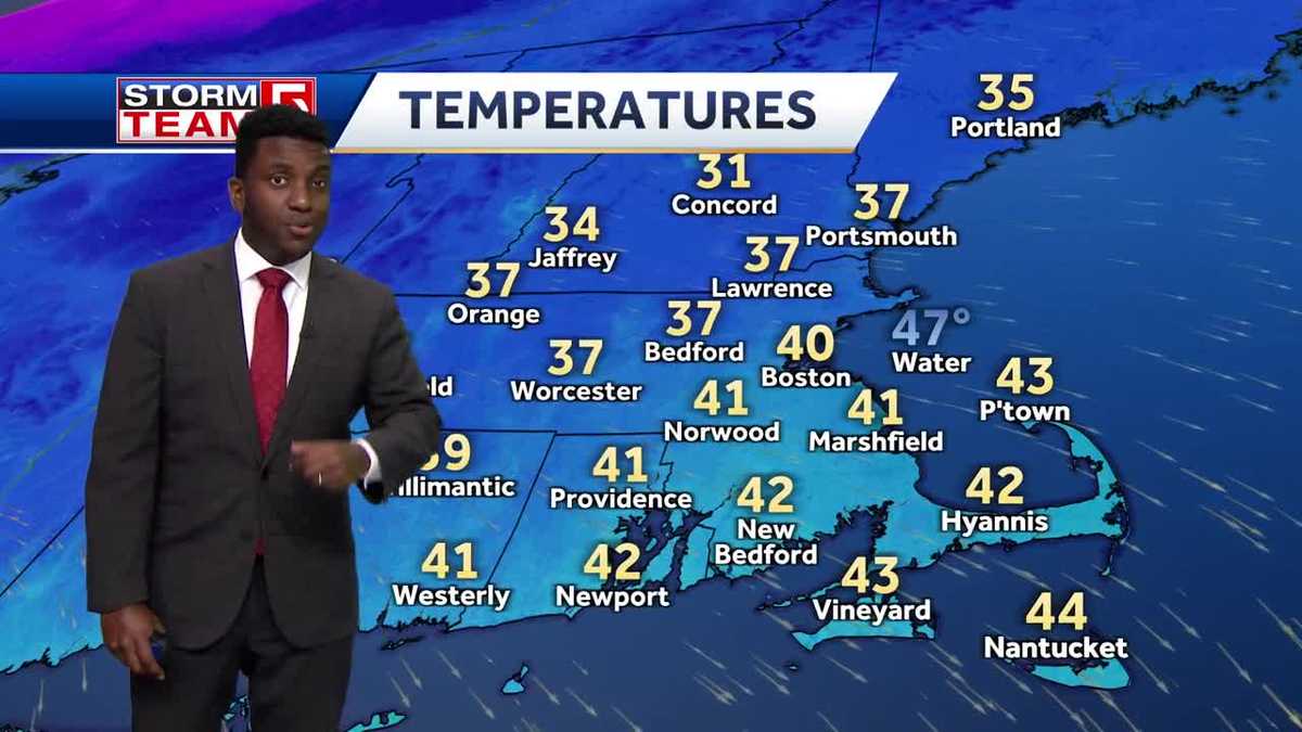 Video: Dry, sunny day with temps in 40s