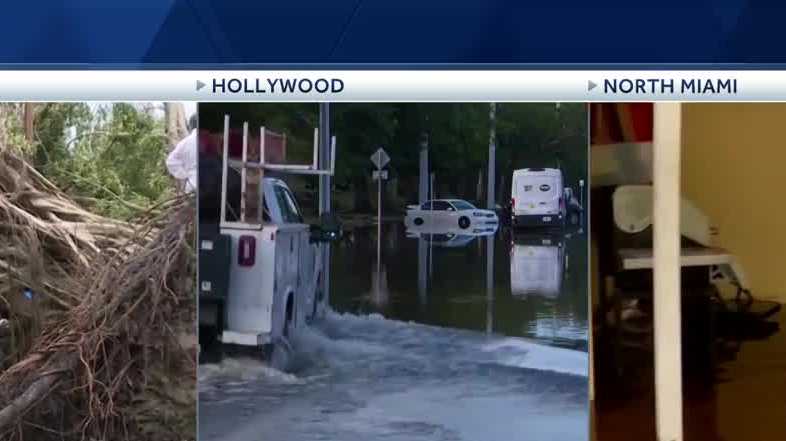Flooding in South Florida: County-by-county rainfall totals