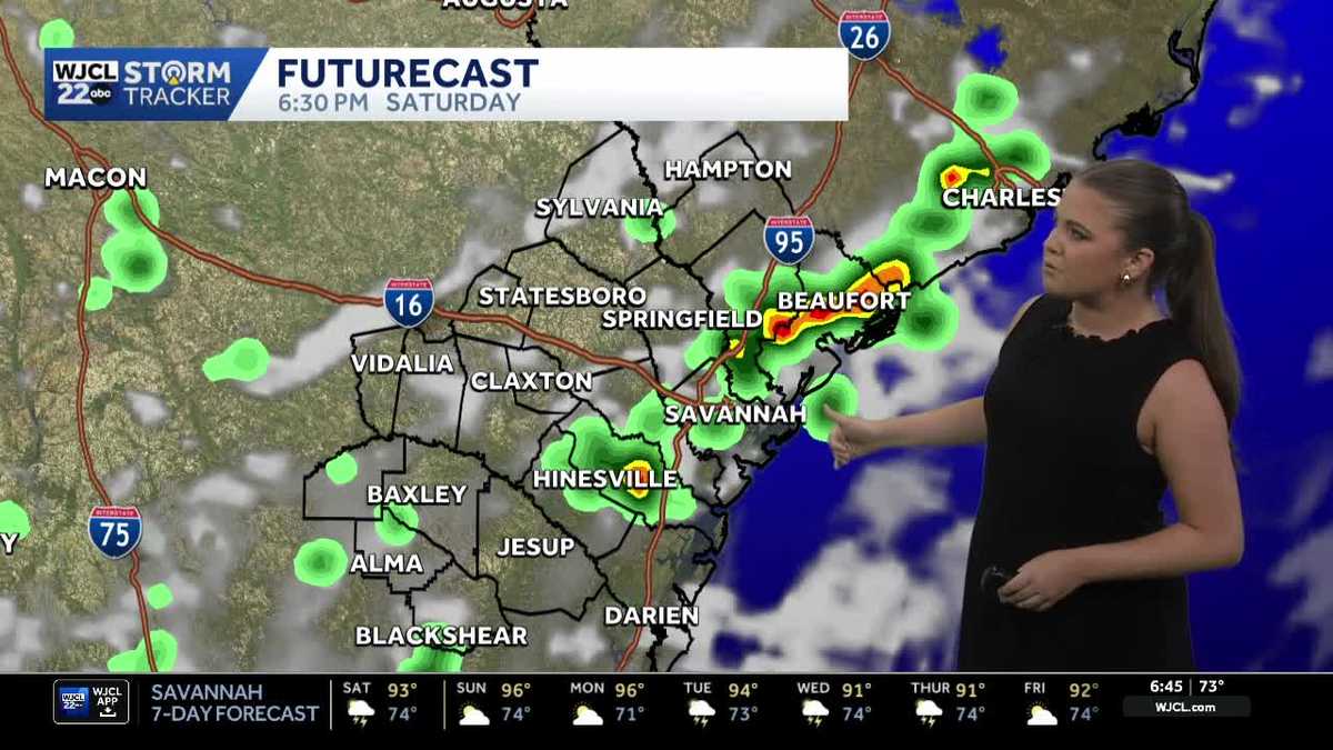 Tracking a few showers this weekend for Southeast Georgia and the Lowcountry