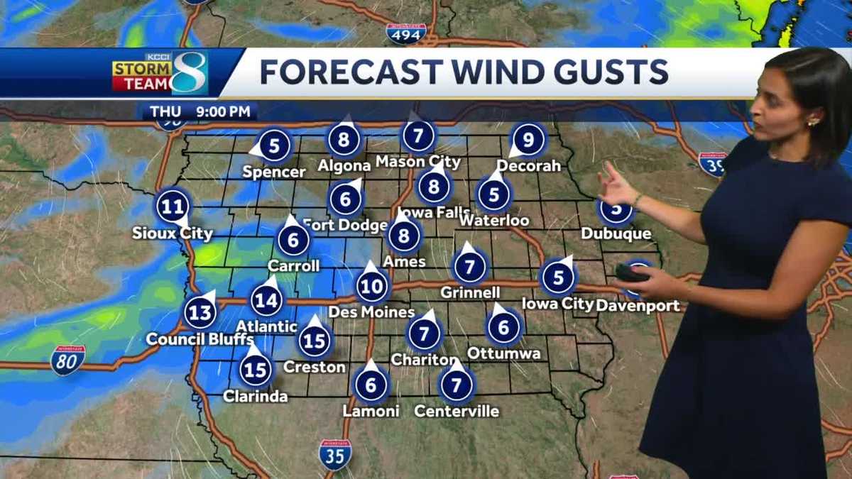 Warm, dry, and breezy weather to end the week